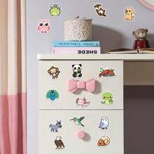 somoving 100pcs Animal Stickers Pig, Bird, Capybara Aesthetic Decals, Suitable For Laptop, Skateboard, Luggage Decoration - Multicolor - View 7