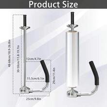 Manual dispenser stretch film hand dispenser wrapping film moving film film unwinding- - Rechteck - Übersicht 6