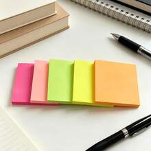 Neon Colorful Sticky Notes, 2.99 X 2.99 Inches, 400 Sheets, Office Daily Essentials, 5 Colors Sticky Notes - one-size - View 4