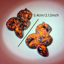 1pc Natural Flame Stone Hand Carved Snake Statue UV Reactive Crystal Snake Sculpture Animal Figurine Home Desk Decor Birthday Gift Suitable For Crystal Collectors - Multicolor - View 7