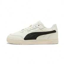 Puma New CAVEN Unisex Lace-Up Casual Versatile Comfortable Breathable Board Shoes - White/Black - View 4