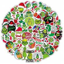 Hasbro 50pcs Christmas Monster Graffiti Stickers Cartoon Waterproof Stickers For Water Bottle, Luggage, Laptop, Car, Helmet - Multicolor - View 5