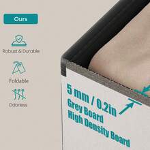 OrdoVault 1pc Sturdy Baseball Cap Storage Box, Can Hold Up To 24 Hats, Transparent Hat Organizer Box, Suitable For Closet And Bedroom, Large Hat Box With Cardboard Lining. - Multicolor - View 12