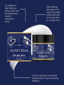 AMZ Silver Cleaning Paste Metal Brightening Scratch Polishing Multi-Purpose All-In-One Cleaning Paste - Multicolor - View 7
