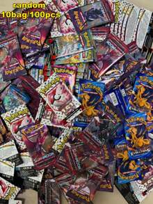 Hasbro 360pcs/Box Trading Card Game, 10pcs/Pack, English Version, Sun & Moon Series, Ultimate Prism Star, Card Expansion Pack, Rare Cards, Card Battle, Evolve , Tabletop Game, Holiday Gift, Party Favor, Christmas Gift, Gift For Classmates - Multi-color - View 14