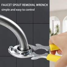 1 buah Kunci Inggris Plum Multifungsi Anti-Selip - Digunakan untuk Melepas Aerator Keran, Melonggarkan Filter Saluran Wastafel Dapur serta Pemeliharaan dan Perbaikan Umum - Beraneka warna - View 4