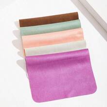 5/6/10pcs High Quality Microfiber Eyeglass Cleaning Cloth, Reusable Eyeglass Cleaning Cloth, Eyeglass Cloth, Suitable For Phone Screen And Watch Cleaning Cloth, Random Color - Multicolor - View 10