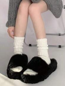 1 Pair/2 Pairs/3 Pairs/Multi-Color Women's Long Slouch Socks, College Style Mid-Calf Socks Suitable For Daily Wear - Multicolor - View 3
