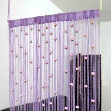 String Curtain Panels Door Fly Screen Room Divider Hanging Rose Flower Curtains - UK-l434001 - View 1