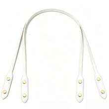 3pcs Synthetic Leather Shoulder Strap + 26cm Bag Bottom - Straight Rivet Design, Suitable For Handmade Crafts And Bag Repair Replacement, Such As Woven Bags, Shoulder Bags And Other Wallet Straps, DIY Wallet Making Optional Random Color Set, Handmade Bag Accessories, Wallet Making Materials - Multicolor - View 18