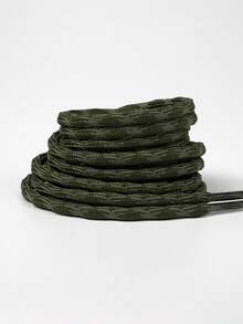5mm Textured Cross Round Shoelaces High Quality Anti-Slip Wear-Resistant Polyester Round Shoelaces Suitable For Hiking Boots Work Boots Chunky Sneakers Shoe Laces - Multicolor - View 31
