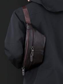 Fashion Men's Casual Shoulder Waist Bag - Multicolor - View 7