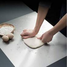 1-Piece Luxury 304 Stainless Steel Cutting Board, Durable And Mildew-Proof, Essential Kitchen Tool For Home Chefs And Cooking Enthusiasts, Suitable For Cutting Meat, Cheese, Bread, Vegetables, And Fruits, Home Gift - Silver - View 4