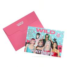 KATSEYE 專輯「WILD」主題隨機小卡,包含 Daniela、Lara、Megan、Sophia、Yoonchae 全員 Y2K 風格,高清印刷質感極佳,適合卡夾相簿收藏、粉絲交易卡、支持收藏,HYBE 國際女團粉絲收藏周邊禮物 - 彩色 - 查看 7