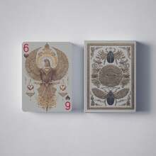 YFOPEN Vintage Ancient Egyptian Playing Cards - Mysterious Tones + Ancient Egyptian Elements, Including Hieroglyphs, Temples, Mummies And Other Patterns, Each Card Pattern Is Unique, Suitable For Board Games, Display And Collection. - Multicolor - View 11
