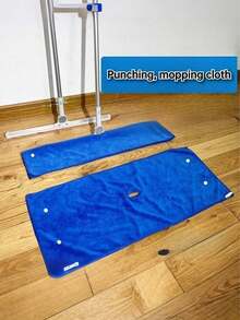 3/1pc Set 1/2 Inch Ultra Fine Microfiber Floor Cleaning Cloths With Detachable Magic Mop Pads, Quick Dry High Absorbency Durable, Suitable For Hardwood Floors, Water Spot Free Household Cleaning Mop Tool - Multicolor - View 8
