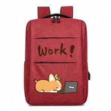 A Personalized Print Business Backpack, Suitable For Boys' Campus, Girls' Campus, Short Trips, Daily Commute And Work, Large Capacity Compartment Can Store Laptop And Various Learning Supplies. - Backpack - View 10