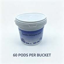 60pcs/Bucket 5-In-1 Laundry Capsules, Laundry Beads, 5-In-1 Deep Cleaning, Long-Lasting Fragrance, Softening & Fabric Care, Color Locking & Fixing, Suitable For Home, Dorm, Rental, Hotel And Daily Laundry Use For The Whole Family. - Liquid - View 12