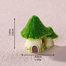 Bộ 4 món trang trí nhà nấm mini sáng tạo dễ thương phong cách chữa lành tươi mới, decor để bàn ô tô và văn phòng, phụ kiện cảnh quan DIY nội thất xe hơi, quà tặng ngày lễ sinh nhật đơn giản tinh tế - Mô hình nhà nấm trang trí - Xem 5