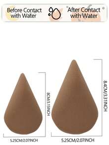 2/4/8/12pcs Premium Irregular Dual-Ended Makeup Sponges Set, Soft Cosmetic Blenders For Foundation Concealer Powder, Beginner-Friendly Alcohol-Free, Hydrophilic PU Material, Flawless Application Beauty Tools For Face, Halloween - Multicolor - View 2