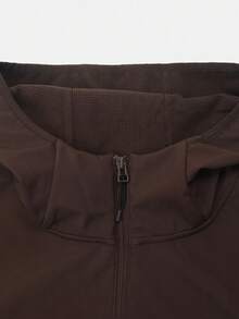 Puma Men's ESSENTIALS Woven Jacket - Dark Chocolate Hooded Jacket 63937933 - Brown - View 3