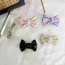 1pc Minimalist Korean Ins Bow Retractable Phone Grip Tok, Push‑Pull Paste‑On Desktop Phone Holder, Niche Simple Phone Accessory, Perfect Holiday Birthday Gift For Female Students - Bow Ring Phone Stand - View 6
