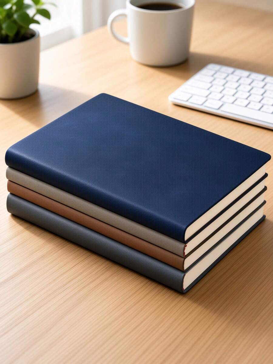 An Extra-Thick Blank Notebook With 200 Pages, An Oversized Sketchpad, Hand-Drawn Leather Cover, Blank Inner Pages, Stationery A4/A5/A6 - A - View 1