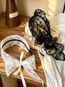 2pcs Gothic Halloween High-End Hair Accessories For Kids , Simple And Elegant Versatile Headbands, Suitable For Daily Wear And Halloween - Multicolor - View 4