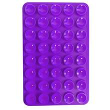 1PC 40-Piece Double-Sided Suction Cup Phone Holder, Strong Non-Slip Reusable Adhesive Creative Home Wall Hook, Multi-Scenario Sticky Mount Compatible With Glass, Tile, Metal Surfaces, Bathroom, Kitchen, Car - Clear - View 7