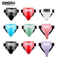 GINGPAI Boxing Groin Guard, Boxing & Sanda Training Equipment For Men, Women, Adults And Youth, Taekwondo & Combat Sports - Multicolor - View 5