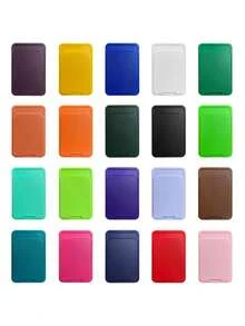 Universal Phone Adhesive Card Holder, Compatible With Multiple Phone Models, Can Store Transit Cards, Access Cards, ID Cards, Credit Cards, Etc., Prevents Card Loss. Unisex, Magsafe Card Wallet. - Model C - View 4