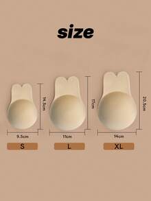 2pcs Reusable Rabbit Ear Silicone Nipple Covers, Lifting Invisible Adhesive Bra Pads - Multicolor - View 5