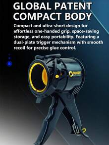 Ultra Short Caulking Gun Mini Portable Small Space Glue Gun Automatic Cut-Off Anti-Drip - A - View 8