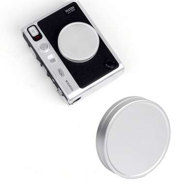 Nắp bảo vệ ống kính máy ảnh hợp kim nhôm, tương thích với Instaxmini, chống bụi và chống nước, bảo vệ ống kính khỏi trầy xước, dễ lắp đặt, phụ kiện máy ảnh chụp ảnh di động