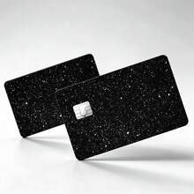 1/2/4Pcs Credit Card Decorative Stickers, High Aesthetics, Glitter Multicolor, Suitable For Card Decoration, Personalized, Bank Card Protection, Card Beautification, Daily Use, Gift For Friends And Family, Daily Gift, Christmas Gift - Multicolor - View 11