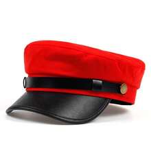 1pc Women's Street Fashion Beret Casual Navy Flat Top Hat Suitable For Spring/Autumn Travel, Beach, Party - Multicolor - View 6