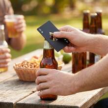 10 Creative Personalized Beer Bottle Openers, Any Two-Color Combination, Stylish Card Design, Portable, Exquisite, And Durable, Suitable For Various Occasions, An Excellent Holiday Gift, And An Ideal Gift For Fathers - Multicolor - View 2