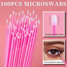310pcs Disposable Makeup Brush Set With Storage Box, Includes Mascara Brush, Eyeshadow Brush, Lip Brush And Mini Applicator - Multicolor - View 2