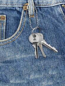 Silver Ball Chain With Connector Clasp 100Pcs - Silver - View 6
