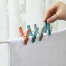 30pcs Colorful Windproof Plastic Clips With Mesh Bag, Durable Strong Laundry Clothespins For Drying Clothes, Hanging Towels, Socks, Underwear, Kitchen, Bathroom, Outdoor Camping, Travel, Multipurpose Clothes Peg Set, Great Mother's Day Gift - View 3