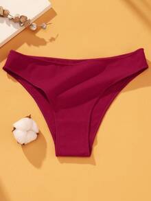 VKME 4件組無縫純棉低腰女款三角內褲 - 彩色 - 查看 4