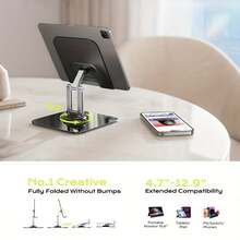 Brand New Tablet Stand, Rotating Holder, Compatible With Pads And Phones, Multifunctional And Adjustable - View 7