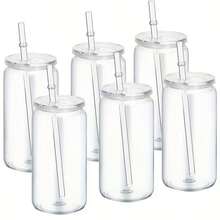 1/2/6 PCS Botol Air Plastik Transparan dengan Sedotan dan Tutup, Gelas Olahraga yang Dapat Digunakan Kembali, Cocok sebagai Wadah untuk Acara, Kopi Es, Jus, Air Soda, Minuman Dingin, Pesta, Piknik, Pernikahan dan Minuman Penyegar Musim Panas - MultiWarna - View 13