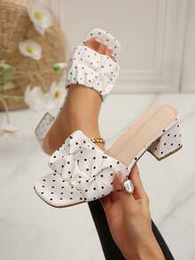 White Polka Dot