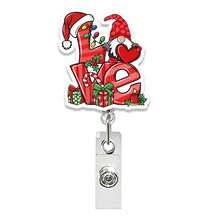1pc Christmas Badge Reel, Acrylic Bowknot Christmas Tree Retractable ID Card Holder Clip, Suitable For Nurses, Teachers, Office Staff, Students, Doctors, Christmas Party Holiday Accessory - A - View 15
