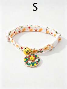 Christmas Adjustable Cat & Dog Collar With Bell, Christmas Tree & Santa Claus Pendant, Christmas Pet Gift, Suitable For Cats And Small Dogs - Multicolor - View 12