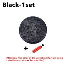 1 Set Yoga Balance Pad With Air Pump, Thickened Explosion-Proof Yoga Training Balance Pad, Non-Slip Training Balance Ball Inflatable Yoga Balance Disc With Massage Bubbles, Suitable For Home Gym And Office Use - Multicolor - View 9
