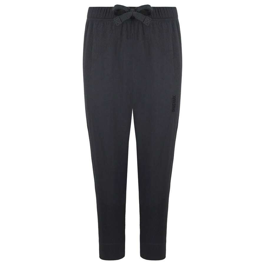 Gymshark Pause Womens Charcoal Track Pants - Black - View 1