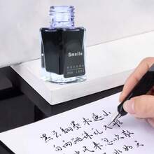 shi sheng 20ML Multi-Color Non-Carbon Ink For Fountain Pen. Non-Blocking Ink For Artistic Hand-Drawing. Smooth Writing In Black, Red, Blue, Etc. - 20ml Non-carbon Ink + 10 Black Ink Cartridges - View 11