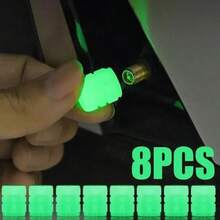 4/8 pcs Tutup Katup Menyala dalam Gelap – Tutup Katup Universal untuk Ban dan Ban Dalam Sepeda Motor dan Sepeda, dengan Dekorasi Fluoresens dan Menyala dalam Gelap - A - View 10